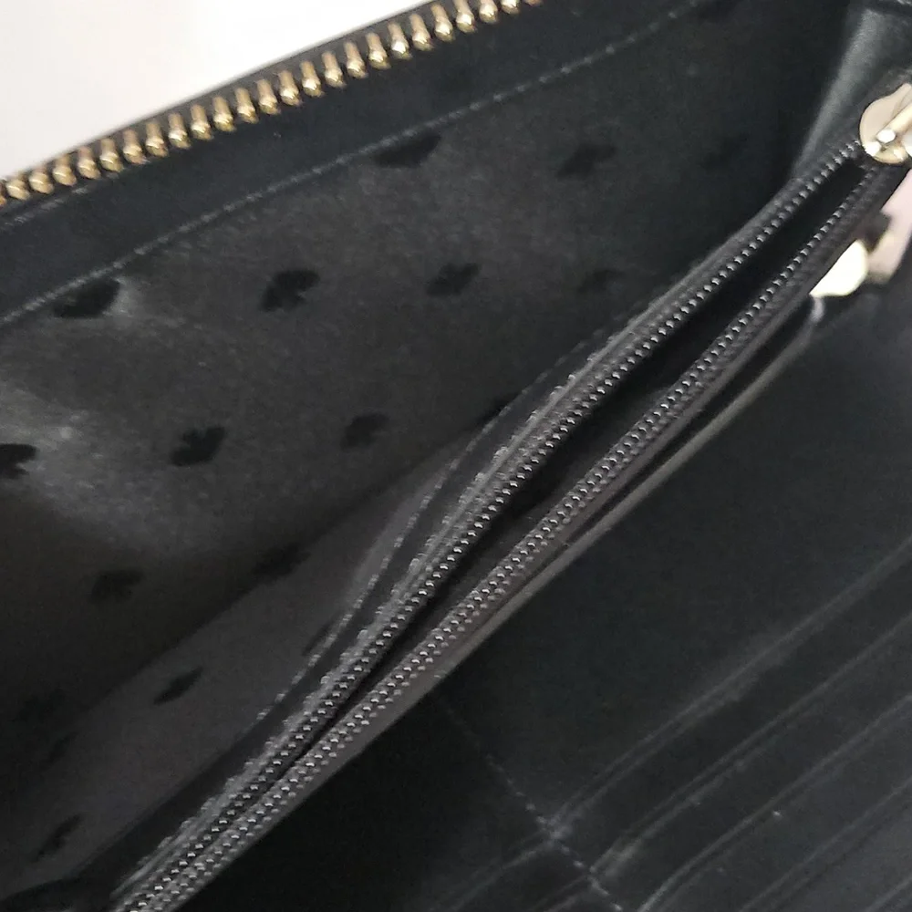💖❤️Kate Spade Large Black Zippy Wallet - great condition❣️💕